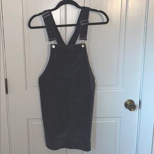 Overall dress. Grey. Detachable straps